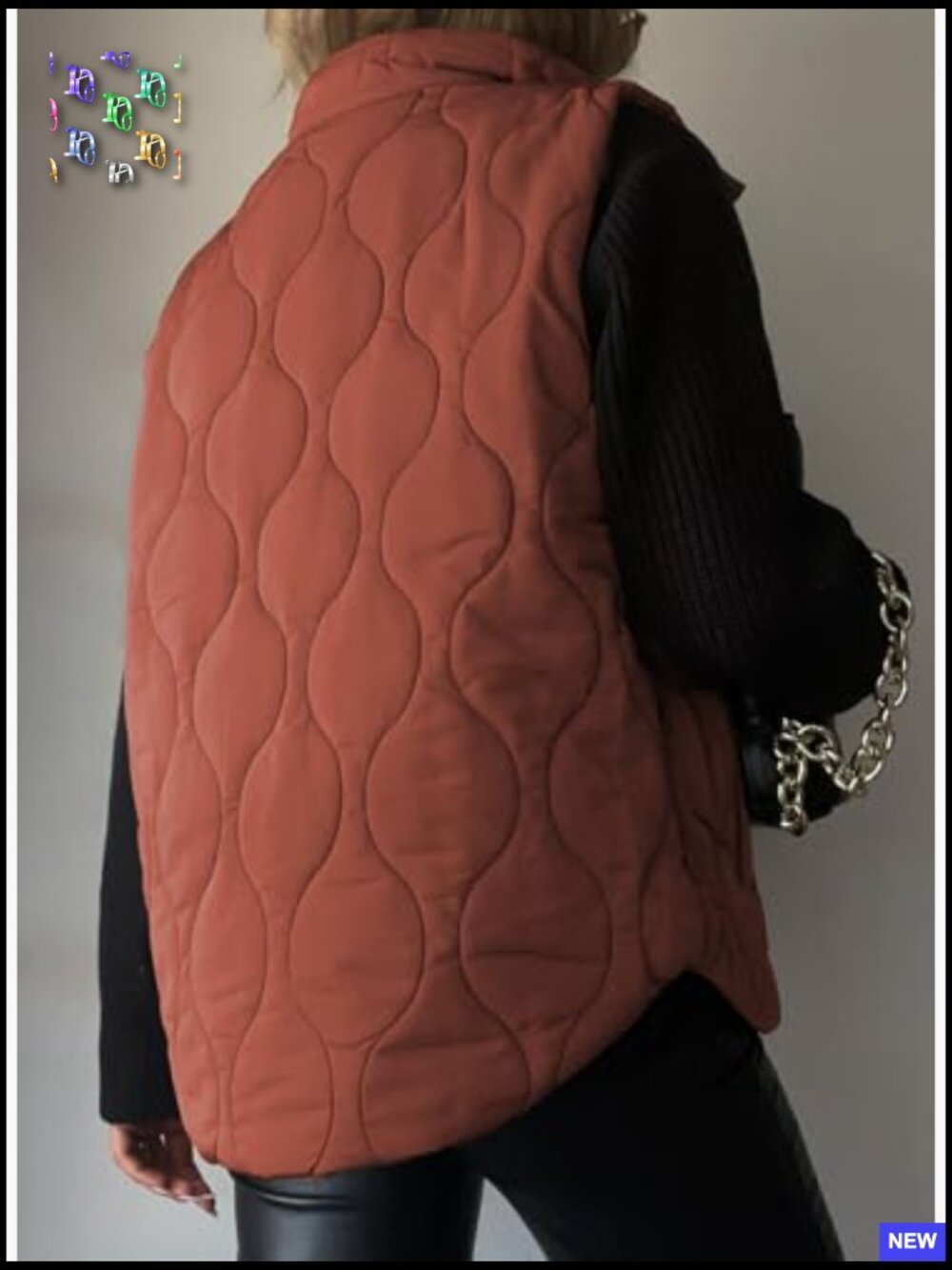 Cropped Puffer Vest Lightweight Quilted Stand Collar Sleeveless Jacket Chic - Picture 4 of 7